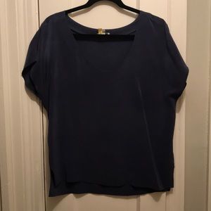 Navy blue blouse